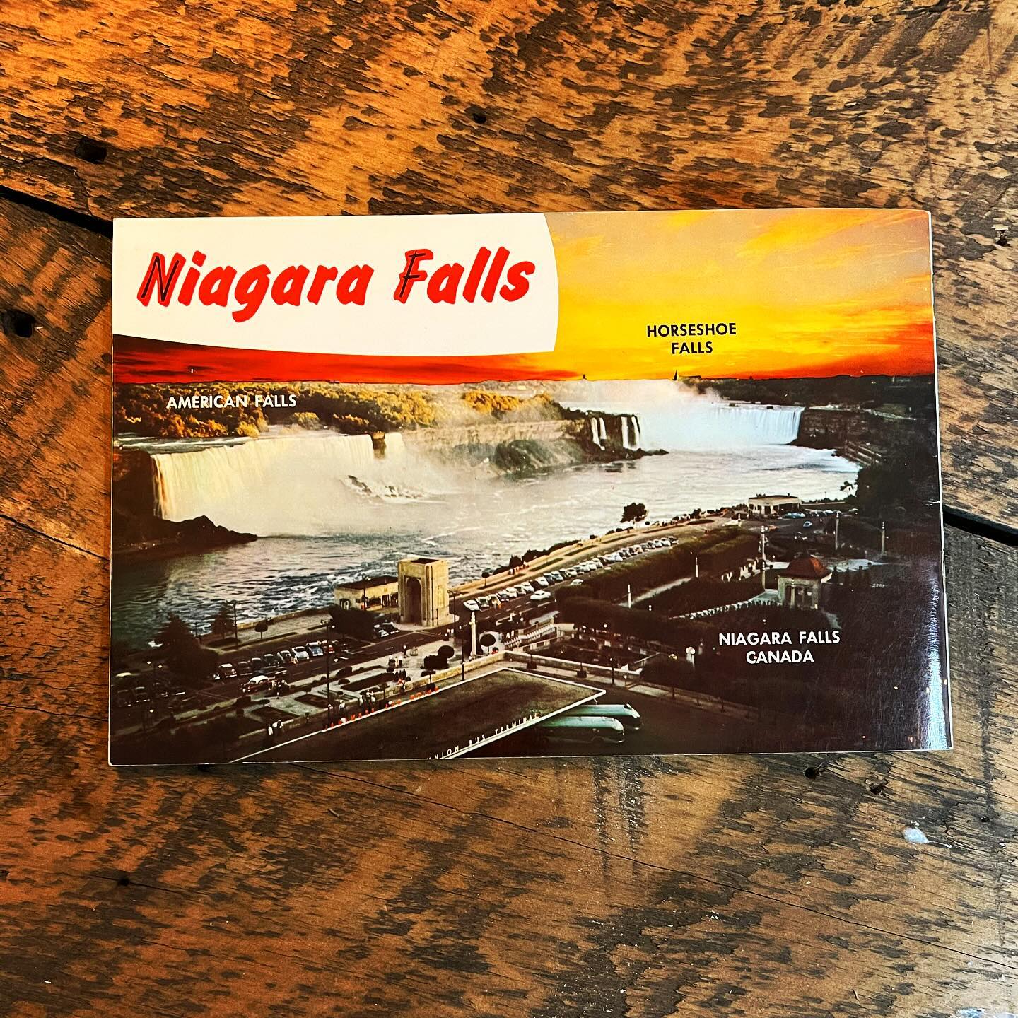 Vintage Awesome Niagara Falls tourist booklet (c1955).