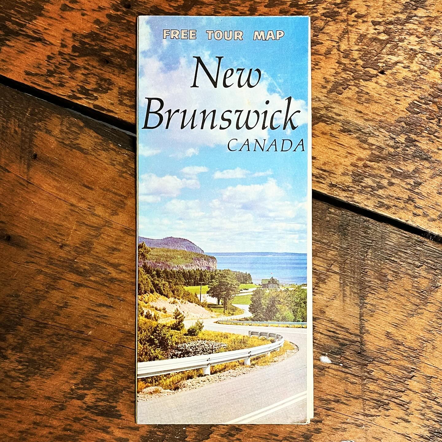 Vintage New Brunswick Map (c1950)