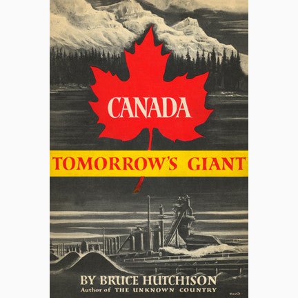 CCT0021 Canada Tomorrow's Giant Book Cover 1957 Postcard