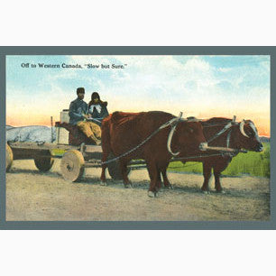 CCT0086 Settlers Migrating to Western Canada c1890 Postcard