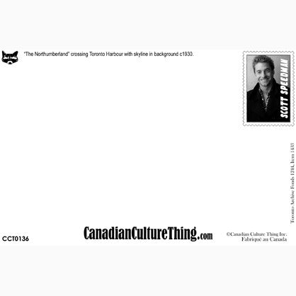 CCT0136 Northumberland Crossing Toronto Harbour c1930 Postcard