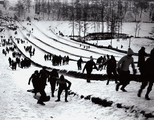 CCTXM0001 Toboggan Runs in High Park c1916 Toronto Christmas Card (No Wholesale)