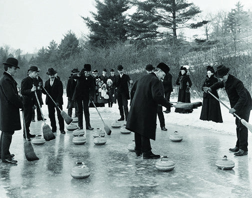 CCTXM0014B Curling Party in Swansea 1904 Toronto Boxed Christmas Cards