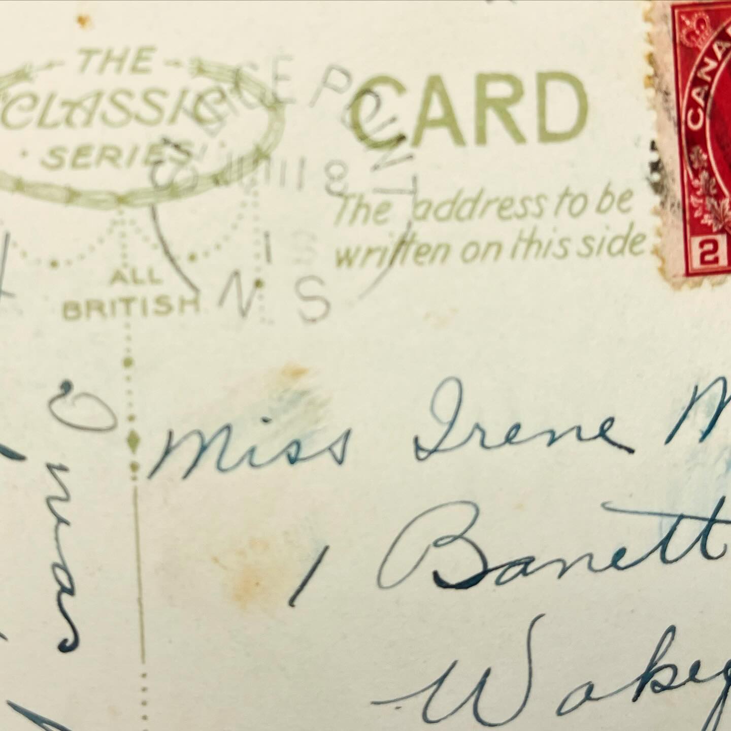 Vintage Bravo Canada postcard