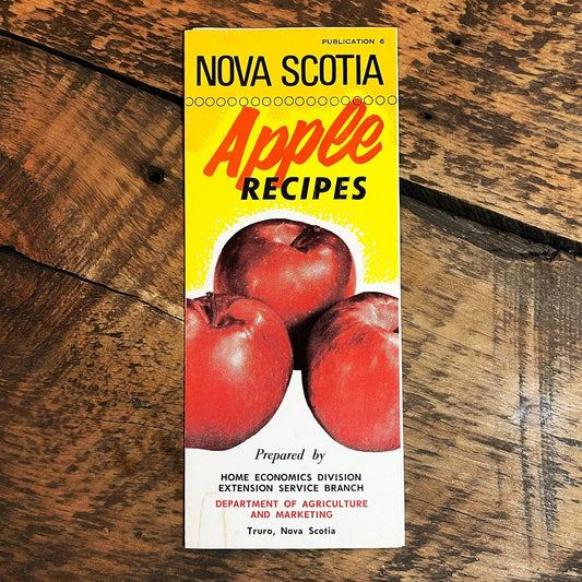 Vintage Nova Scotia Apples Recipes Pamphlet c1950