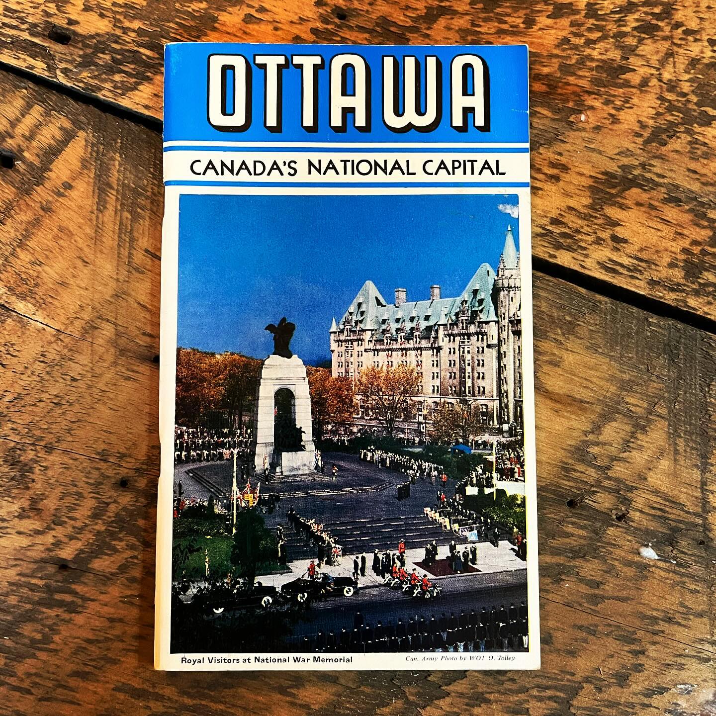 Vintage Ottawa tourist booklet 1957