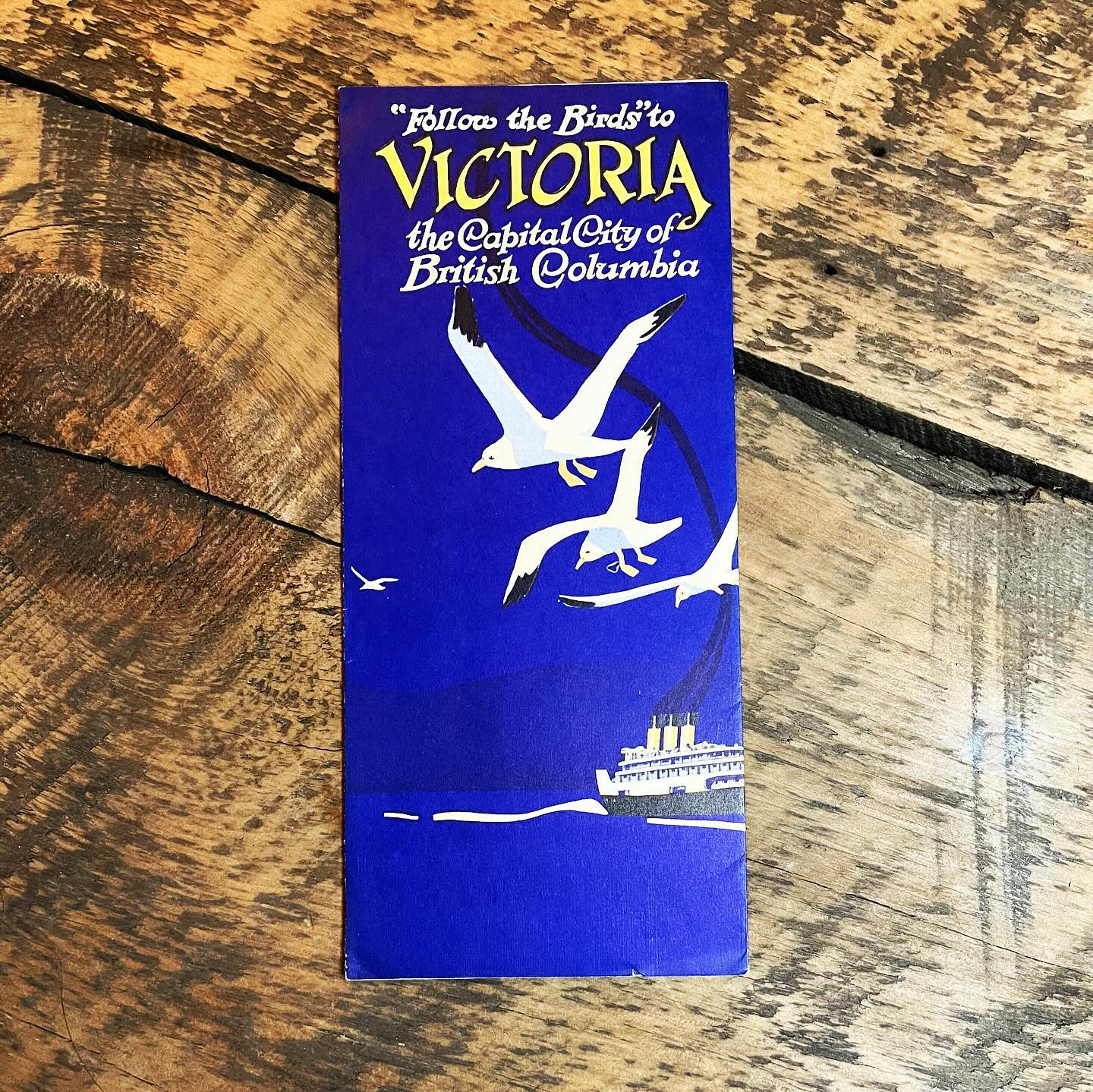 Vintage Victoria BC pamphlet worthy of framing (1920s)