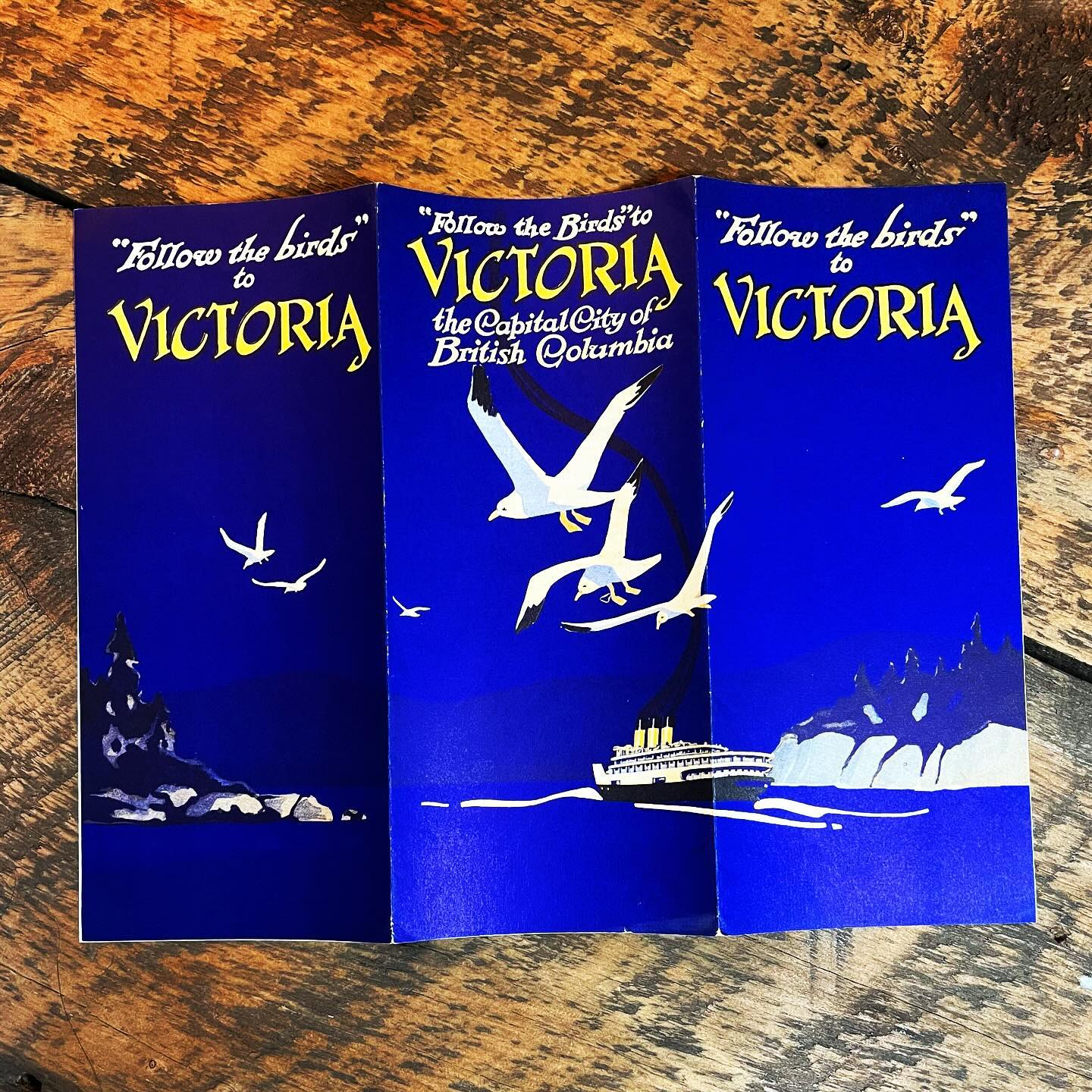 Vintage Victoria BC pamphlet worthy of framing (1920s)