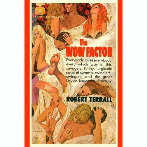 PC0001 Wow Factor Pulp Cover 1970 Postcard