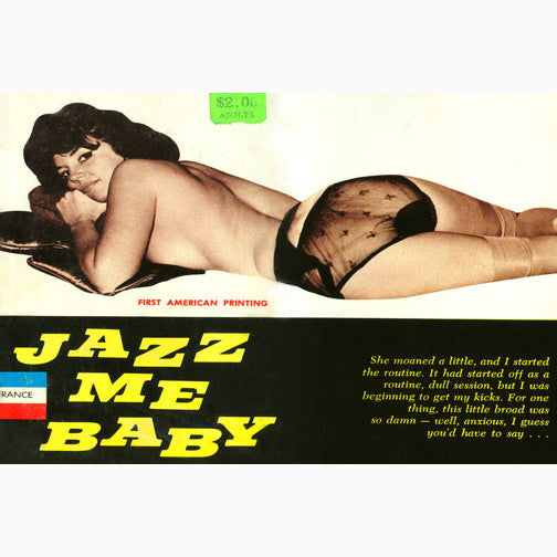 PC0003 Jazz Me Baby Pulp Cover 1962 Postcard