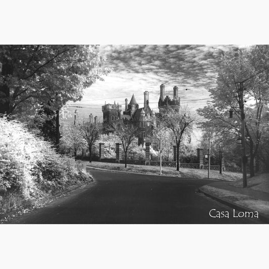 Magical view of Casa Loma in Toronto circa 1930.