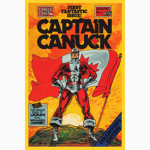 CCT0031 Captain Canuck #1 Comic Book Cover 1975 Postcard
