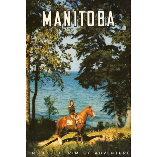 CCT0035 Manitoba Rim of Adventure Booklet Cover c1950 Postcard