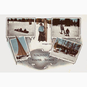 CCT0051 Toronto Winter Sports c1900 Postcard