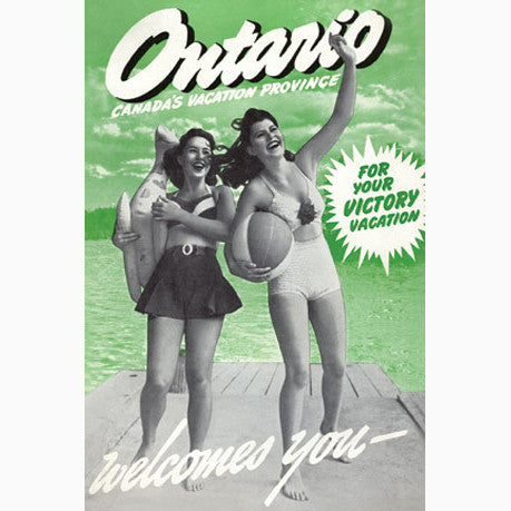 CCT0052 Ontario Welcomes You 1946 Postcard