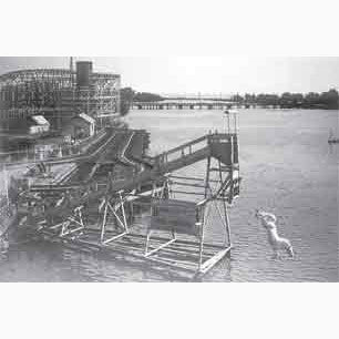 CCT0060 Diving Horse at Hanlan's Point Toronto Island c1907 Postcard