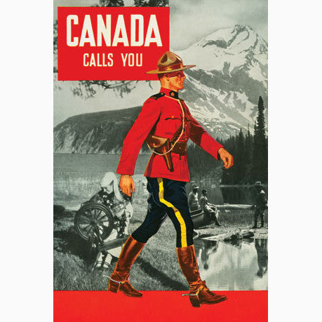 CCT0072 Canada Calls You Mountie RCMP 1939 Postcard