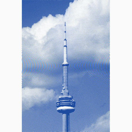 CCT0085 CN Tower Pop Art Postcard