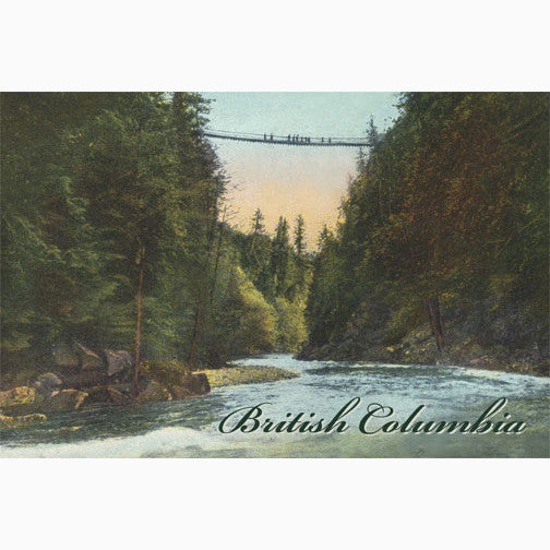 CCT0093 Capilana Suspension Bridge Vancouver BC Postcard