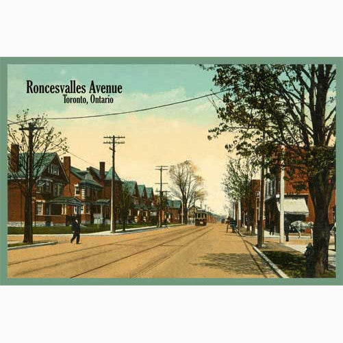 CCT0109 Roncesvalles Avenue Toronto c1913 Postcard