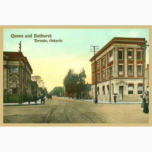 CCT0110 Bathurst and Queen West Toronto c1906 Postcard