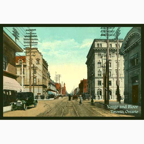 CCT0114 Yonge and Bloor Toronto 1918 Postcard
