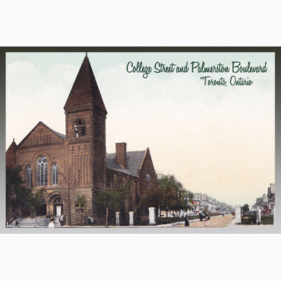 CCT0127 College Street Baptist Church Toronto c1909 Postcard