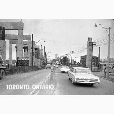 CCT0138 Lakeshore Boulevard East at Cherry St Toronto c1963 Postcard