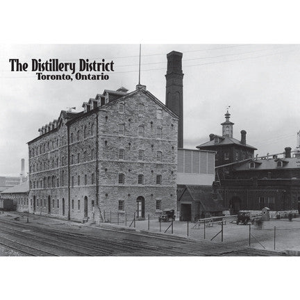 CCT0140 Gooderham and Worts Main Building Distillery Toronto 1918 Postcard