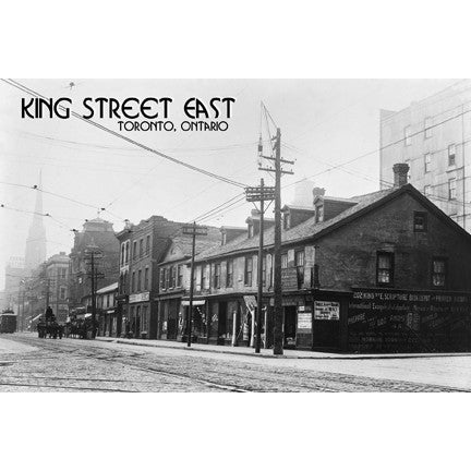 CCT0143 King Street East Toronto c1909 Postcard