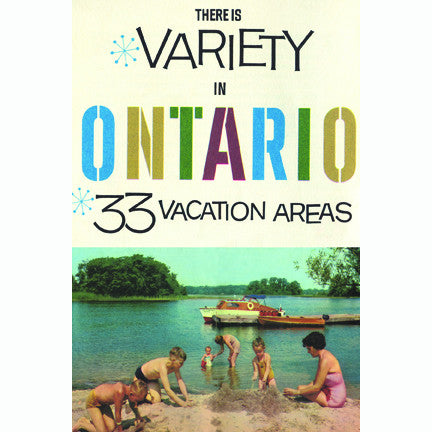 CCT0172 There is Variety in Ontario Booklet Cover c1955 Postcard