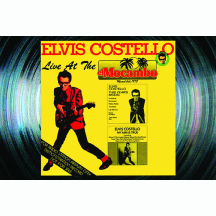 CCT0175 Elvis Costello Live at the El Mocambo Bootleg Record 1993 Postcard
