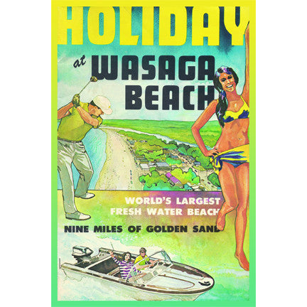 CCT0182 Holiday in Wasaga Beach c1970 Postcard