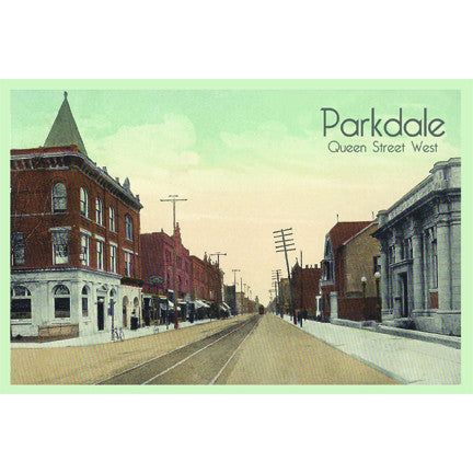 CCT0189 Parkdale Queen and O'Hara Ave Toronto c1909 Postcard