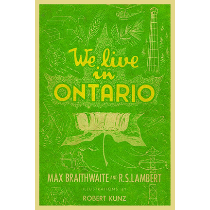 CCT0192 We Live in Ontario Book Cover 1957 Postcard