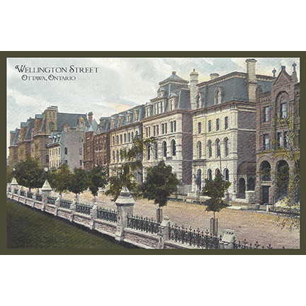 CCT0203 Wellington Street c1908 Ottawa Postcard