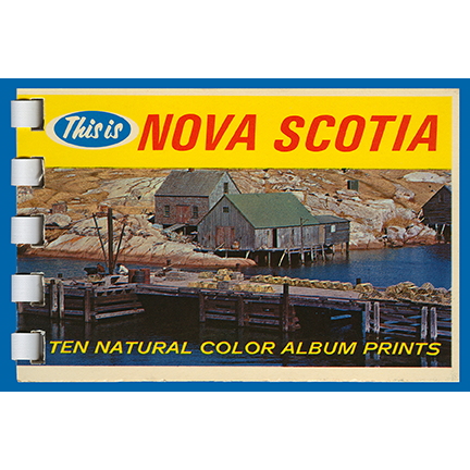 CCT0207 This Is Nova Scotia c1965 Booklet Cover Postcard