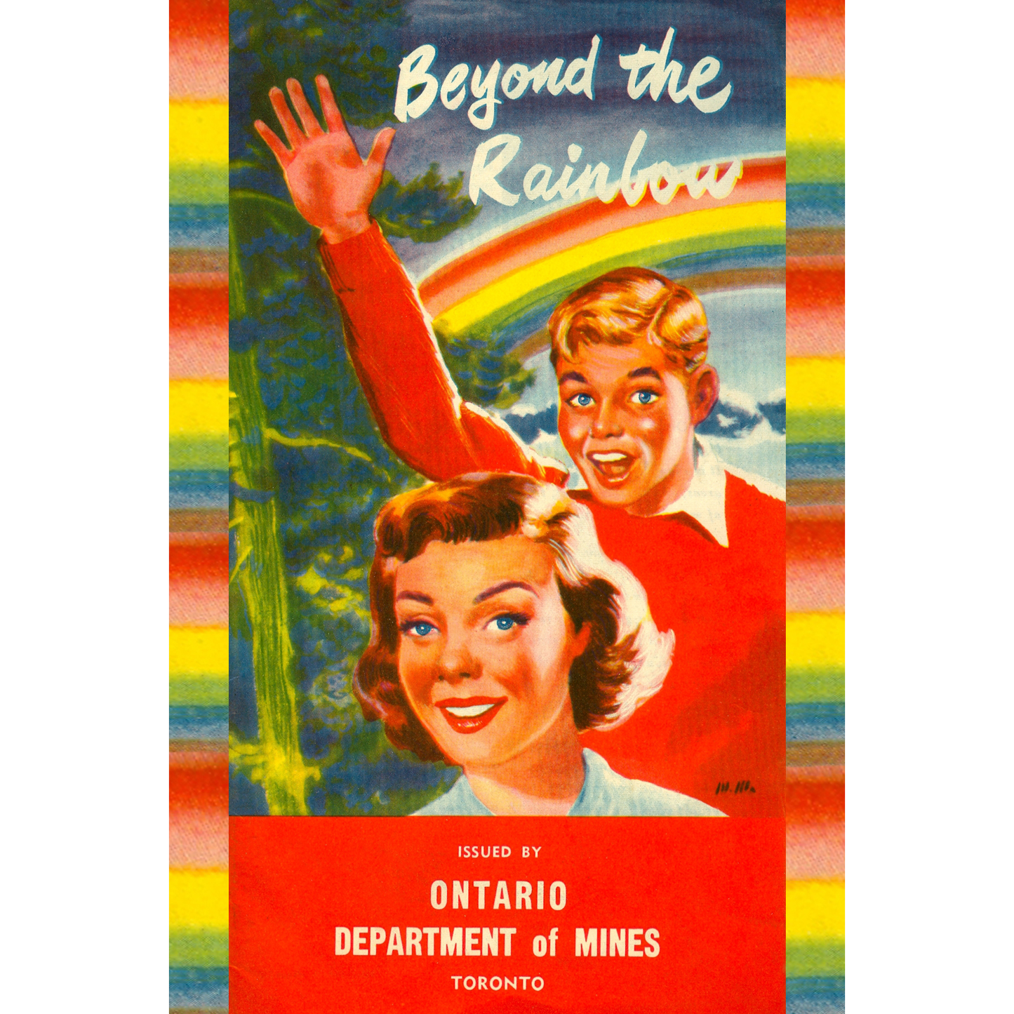 CCT0211 Beyond the Rainbow c1953 Pamphlet Cover Postcard