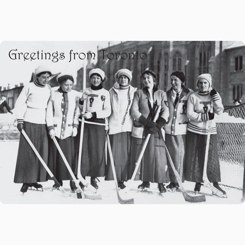 CCTM0003 U of T Women's Hockey Team c1912 Toronto Magnet (Greeted)