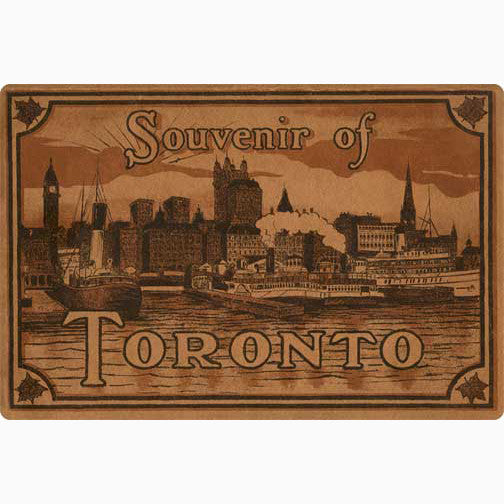 CCTM0095 Souvenir of Toronto booklet cover c1900 Magnet