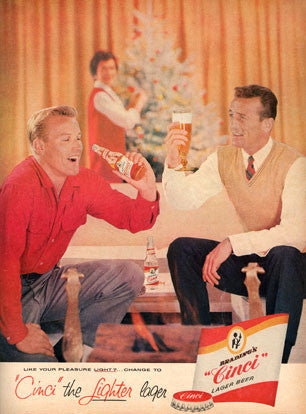 CCTXM0004B Brading Beer Ad 1959 Boxed Christmas Cards