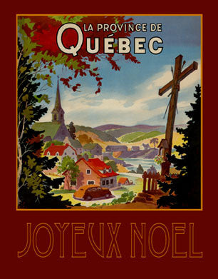 CCTXM0006 Province de Quebec c1935 Christmas Card