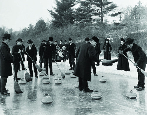 CCTXM0014 Curling Party in Swansea 1904 Toronto Christmas Card