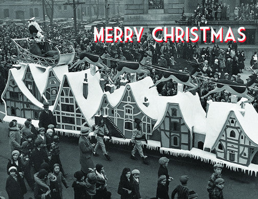 CCTXM0016 Santa Claud Parade 1930 Toronto Christmas Card